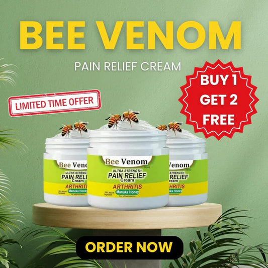 BeeTherapy™ Pain Relief Cream with Bee Venom – Say Goodbye to Joint Pain (Buy 1 Get 2 FREE)
