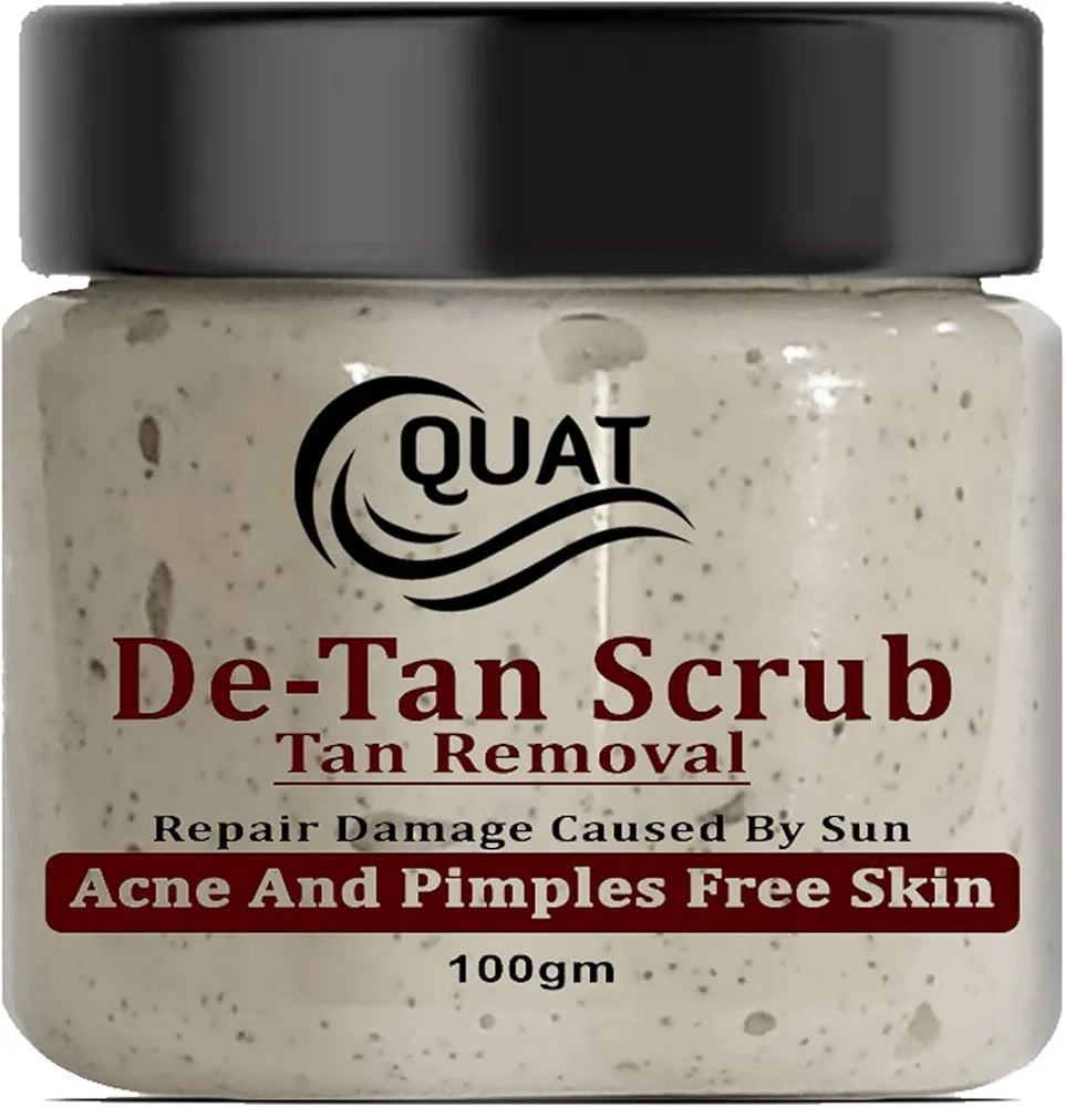 D-Tan Face Scrub | Deep Exfoliation to Remove Tan + Prevent Pimples – 100 gm
