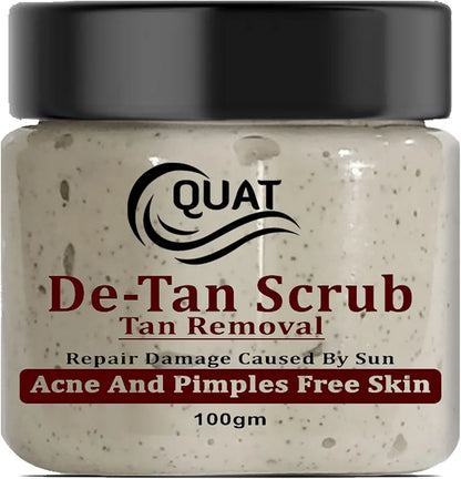 D-Tan Face Scrub | Deep Exfoliation to Remove Tan + Prevent Pimples – 100 gm